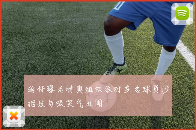 狗仔曝光特奥组织派对多名球员涉招妓与吸笑气丑闻